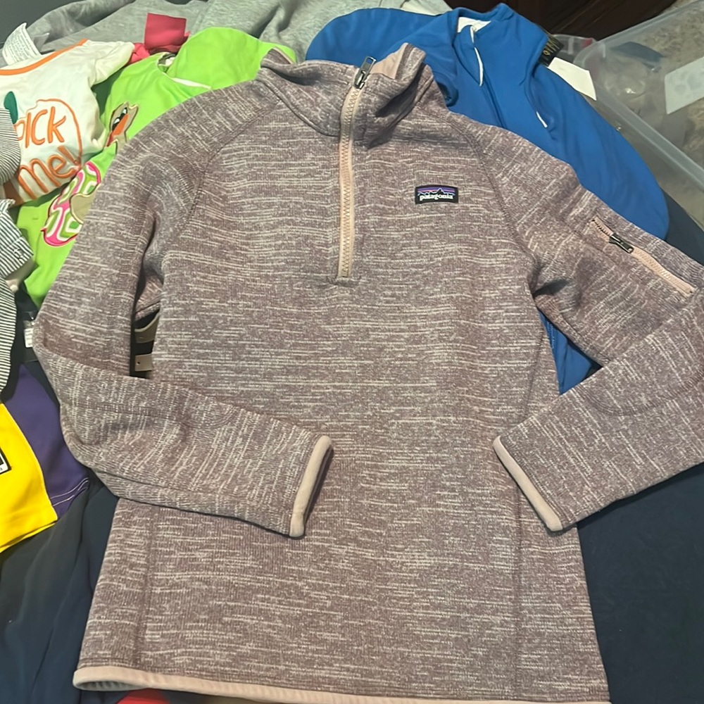 Girls Patagonia 1/4 zip